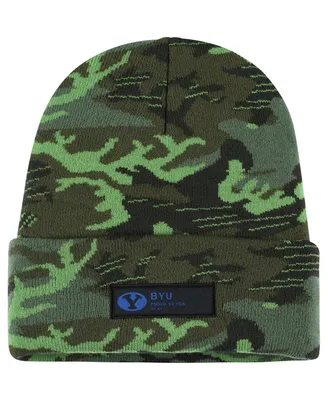 Men's Nike Camo Byu Cougars Veterans Day Cuffed Knit Hat