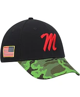 Men's Nike Black, Camo Ole Miss Rebels Veterans Day 2Tone Legacy91 Adjustable Hat