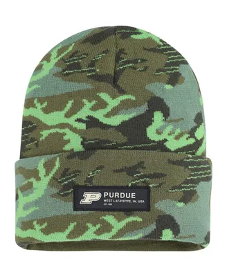 Men's Nike Camo Purdue Boilermakers Veterans Day Cuffed Knit Hat