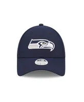 Women's New Era College Navy Seattle Seahawks Simple 9FORTY Adjustable Hat