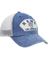 Men's '47 Brand Navy, White Los Angeles Rams Denali Trucker Clean Up Snapback Hat