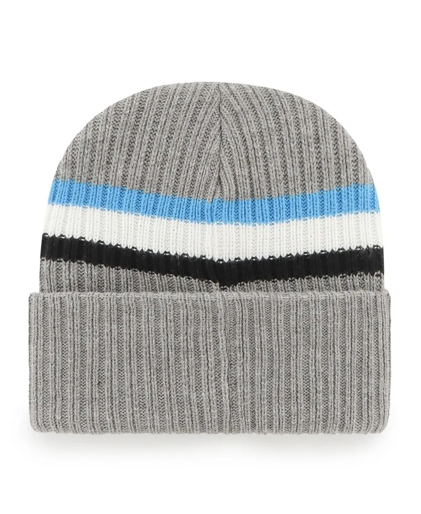 Men's '47 Brand Gray Carolina Panthers Highline Cuffed Knit Hat