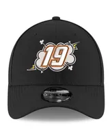 Big Boys and Girls New Era Black Martin Truex Jr Super Hero 9FORTY Adjustable Hat