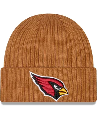 Men's New Era Brown Arizona Cardinals Core Classic Cuffed Knit Hat