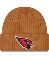 Men's New Era Brown Arizona Cardinals Core Classic Cuffed Knit Hat