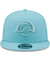 Men's New Era Aqua Los Angeles Rams Color Pack 9FIFTY Snapback Hat