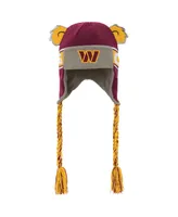 Preschool Boys and Girls Burgundy Washington Commanders Wordmark Ears Trooper Knit Hat