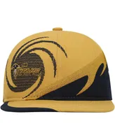 Big Boys and Girls Mitchell & Ness Gold, Navy New York Titans Gridiron Classic Spiral Snapback Hat