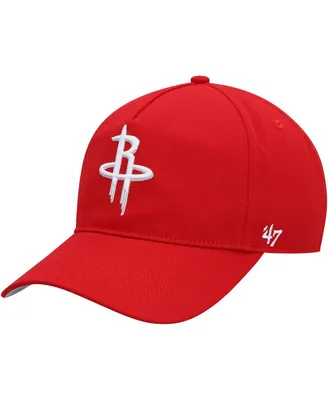 Men's '47 Brand Red Houston Rockets Hitch Snapback Hat