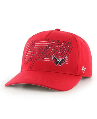 Men's '47 Brand Red Washington Capitals Marquee Hitch Snapback Hat