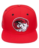 Men's Pro Standard Red Winston Salem Rams Evergreen Mascot Snapback Hat