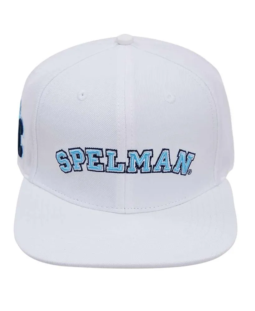 Men's Pro Standard White Spelman College Jaguars Evergreen Wool Snapback Hat