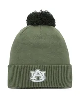 Men's Under Armour Green Auburn Tigers Freedom Collection Cuffed Knit Hat with Pom