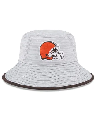 Men's New Era Gray Cleveland Browns Game Bucket Hat