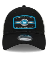 Men's New Era Black Charlotte Fc Property 9TWENTY Snapback Hat
