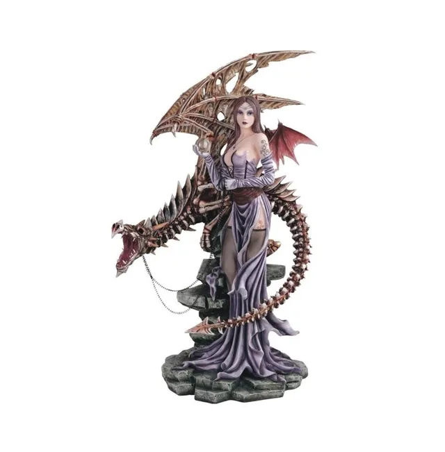 Fc Design 6H Sorceress Witch with Black and White Dragon Statue Fantasy  Decoration Figurine Home Decor Perfect Gift for House Warming, Holidays and  B