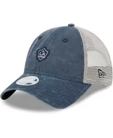 Women's New Era Navy La Galaxy Micro 9TWENTY Adjustable Hat