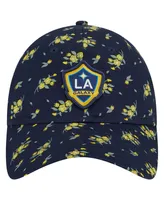 Women's New Era Navy La Galaxy Bloom 9TWENTY Adjustable Hat