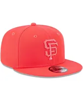 Men's New Era Red San Francisco Giants Spring Color Basic 9FIFTY Snapback Hat