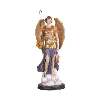 Fc Design 12"H Archangel Raphael Statue Angel of Healing Holy Figurine Religious Decoration Home Decor Perfect Gift for House Warming, Holidays and Bi
