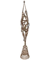 Kurt Adler 11" Un-Lit Glittered Jeweled Star Treetop