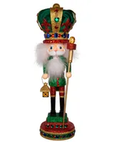 Kurt Adler 16" Hollywood Mardi Gras King Nutcracker