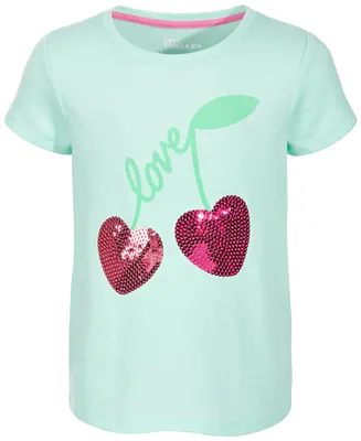 Epic Threads Little Girls Love Sequin Cherry Graphic T-Shirt, Created for Macy's