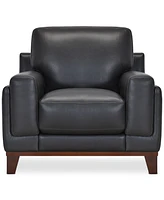 Jeddo 41" Leather Chair, Created for Macy's