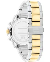 Tommy Hilfiger Men's Multifunction Two-Tone Stainless Steel Watch 43mm - Two