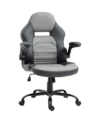 Vinsetto Ergonomic Gaming Chair, Racing Style Computer Chair, Executive Home Office Desk Chair with Metal, Tilt, Adjustable Height, and 360 Swivel Whe