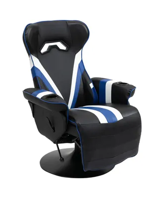 Vinsetto Racing Video Game Chair Recliner with Reclining Backrest and Footrest