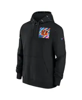 Men's Nike Black Cincinnati Bengals 2023 Nfl Crucial Catch Club Pullover Hoodie