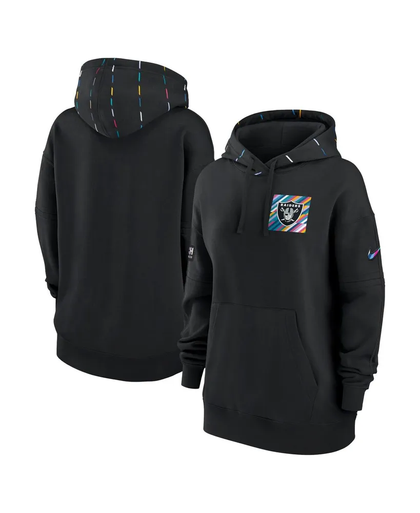 Philadelphia Eagles Crucial Catch Club Nike Women's NFL Pullover Hoodie in Black, Size: XL | 01F000AZUR-5WL