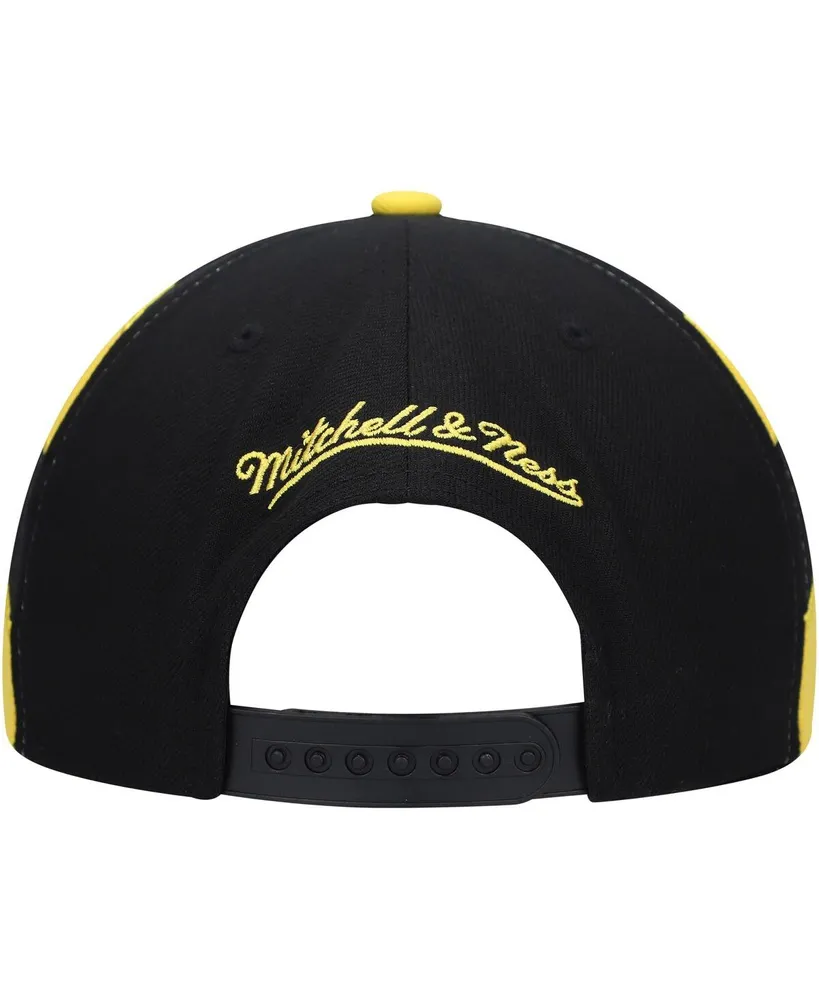 Men's Mitchell & Ness Black Columbus Crew Jersey Hook Snapback Hat