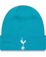 Men's New Era Turquoise Tottenham Hotspur Seasonal Cuffed Knit Hat