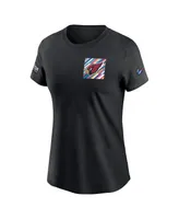 Women's Nike Black Arizona Cardinals 2023 Nfl Crucial Catch Sideline Tri-Blend T-shirt
