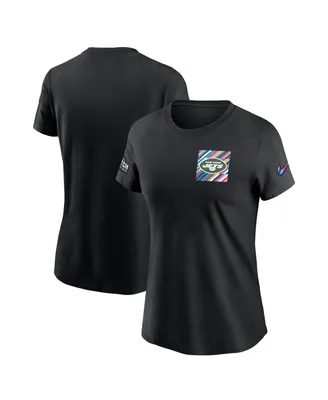 Women's Nike Black New York Jets 2023 Nfl Crucial Catch Sideline Tri-Blend T-shirt