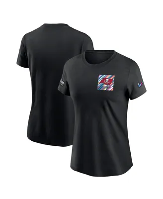 Women's Nike Black Tampa Bay Buccaneers 2023 Nfl Crucial Catch Sideline Tri-Blend T-shirt