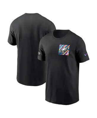 Men's Nike Black Philadelphia Eagles 2023 Nfl Crucial Catch Sideline Tri-Blend T-shirt