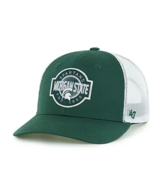 Big Boys and Girls '47 Brand Green Michigan State Spartans Scramble Trucker Adjustable Hat