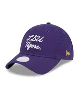 Women's New Era Purple Lsu Tigers Script 9TWENTY Adjustable Hat