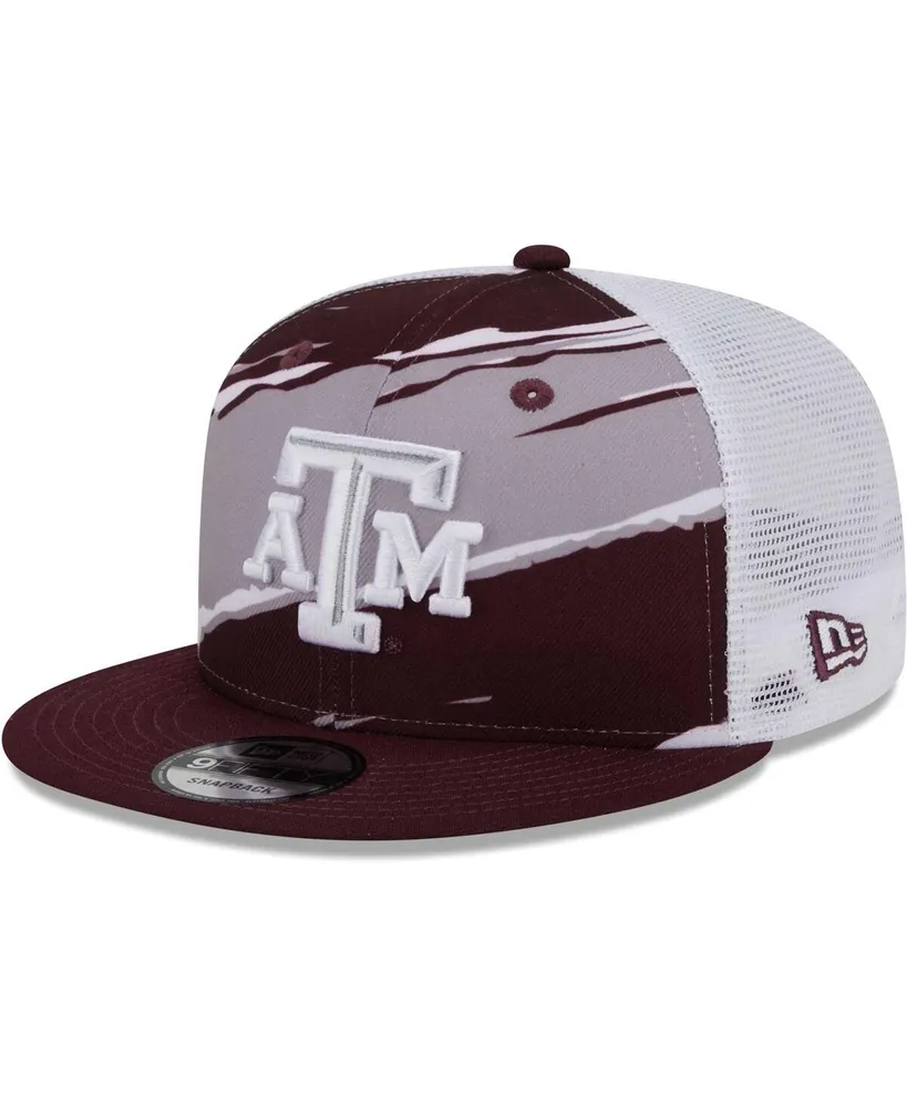 Men's New Era Maroon Texas A&M Aggies Tear Trucker 9FIFTY Snapback Hat