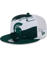 Men's New Era Green Michigan State Spartans Tear Trucker 9FIFTY Snapback Hat