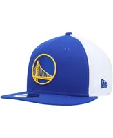 Men's New Era Royal Golden State Warriors Pop Panels 9FIFTY Snapback Hat