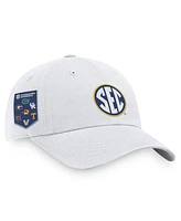 Men's Top of the World White Sec Banner Adjustable Hat
