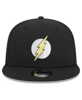 Men's New Era Black Flash Trucker 9FIFTY Snapback Hat