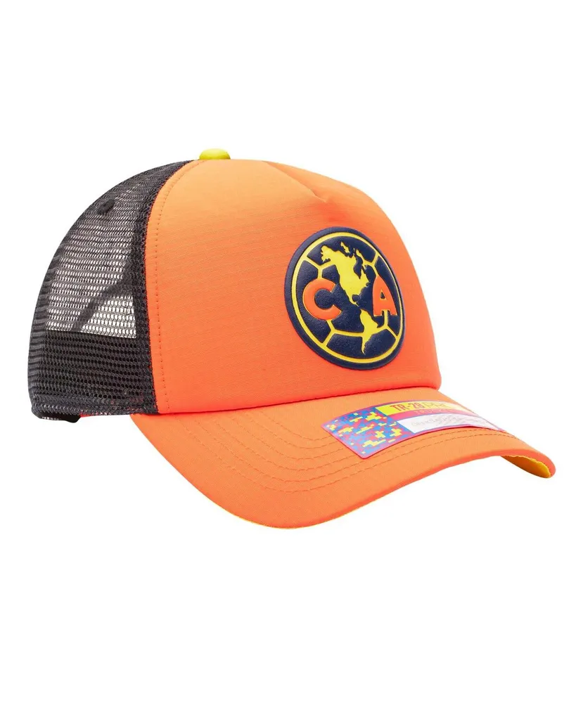 Men's Orange Club America Trucker Adjustable Hat