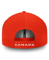 Men's Fanatics Red Hockey Canada Core Adjustable Hat