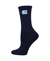 Women's ZooZatz Navy, White North Carolina Tar Heels 2-Pack Quarter-Length Socks