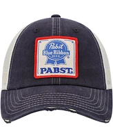 Men's American Needle Navy, Cream Pabst Blue Ribbon Orville Snapback Hat